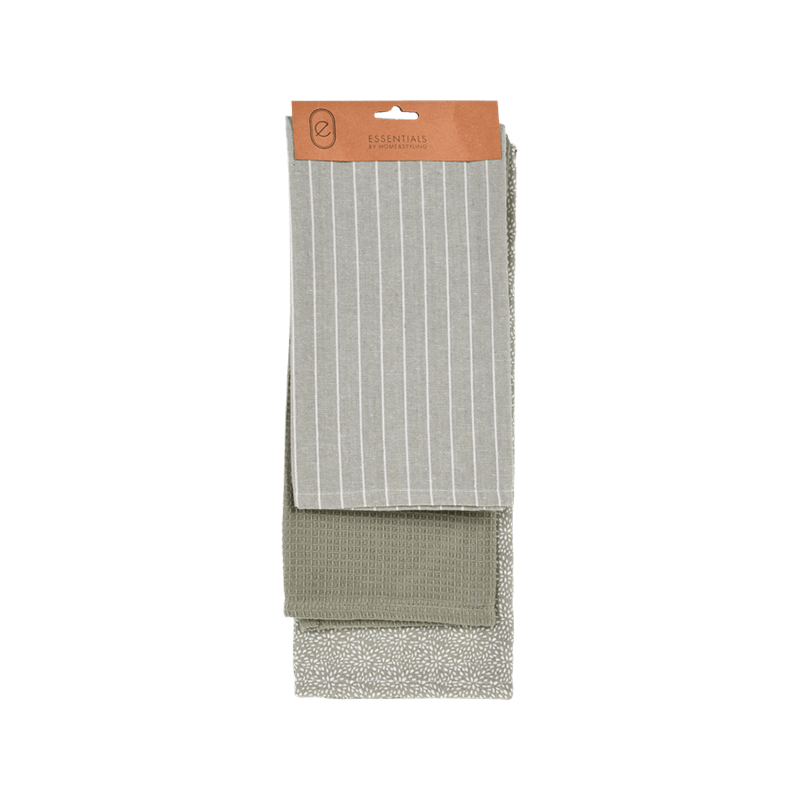 Viskestykker 3 stk. af 3 assorterede farver