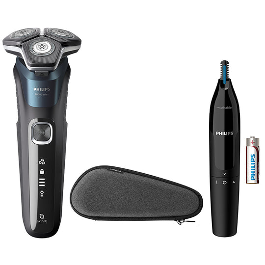 Philips Series 5000 barbermaskine wet & dry med næsetrimmer 9 watt
