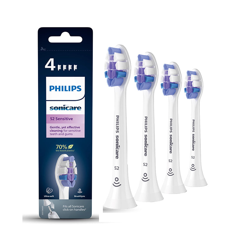 Philips HX6054 Sonicare S2 Sensitive børstehoveder 4 stk.