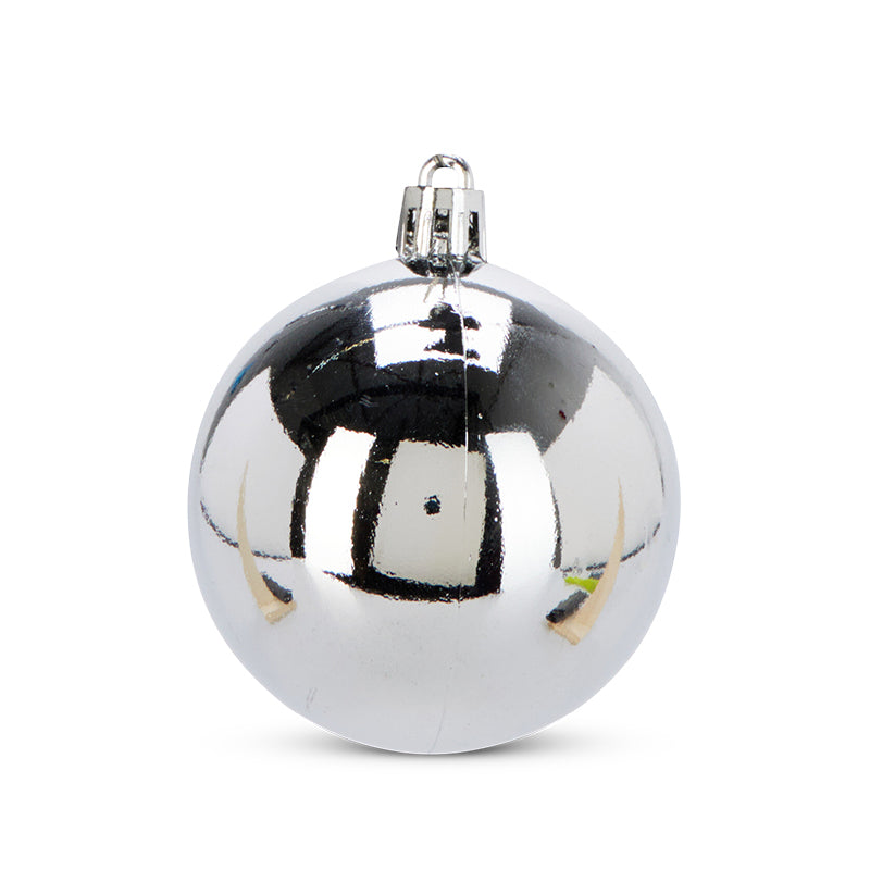 Julekugle 70 stk. sølv