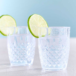 Drikkeglas i klar plast 25 cl 2 stk