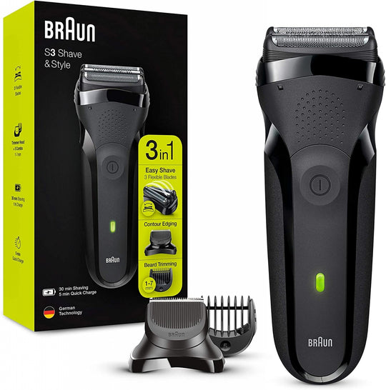 Braun Barbermaskine Series 3 300BT Sort