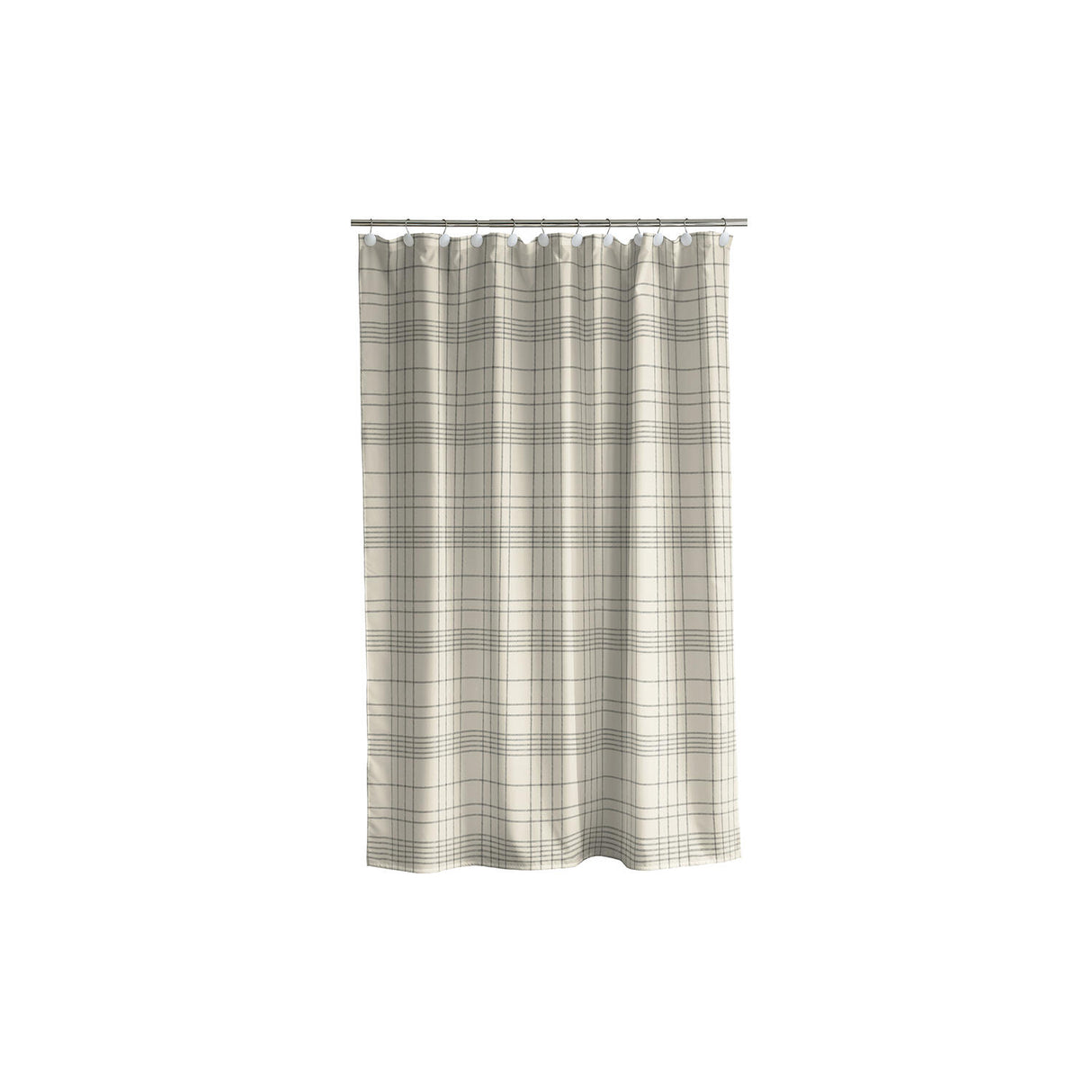 Södahl Badeforhæng Tartan - Off White