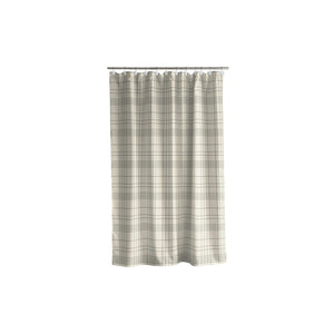 Södahl Badeforhæng Tartan - Off White