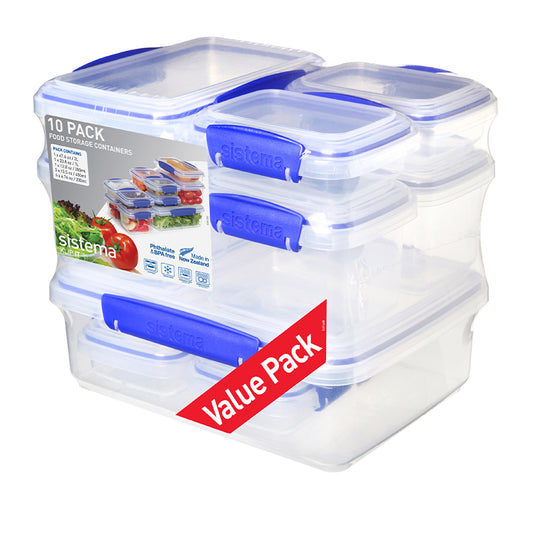 Sistema Klip It opbevaringssæt 10 dele