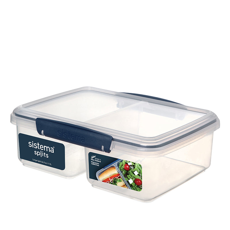 Sistema large split dark blue 2 liter