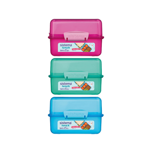 Sistema Lunch Cube madkasse assorteret 1,4 liter