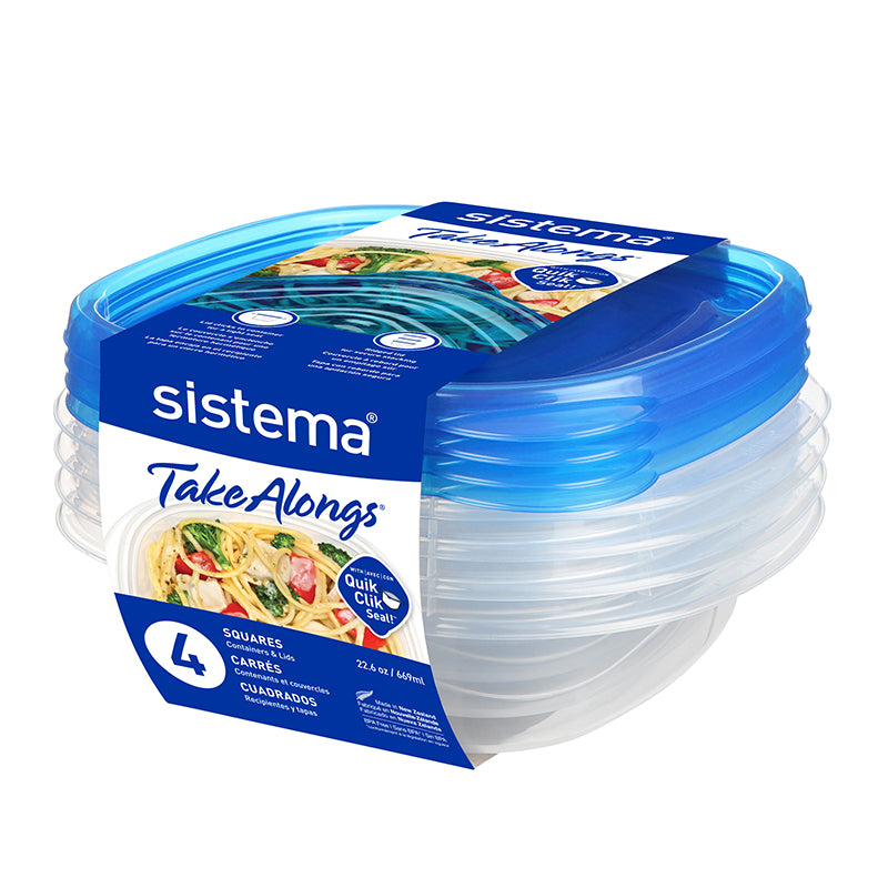 Sistema TakeAlongs opbevaring 4-pak 669 ml