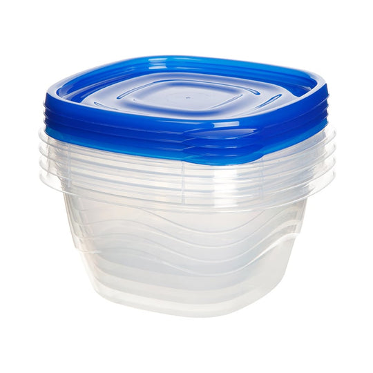 Sistema TakeAlongs beholder klar/blå 4 stk 1,2 liter