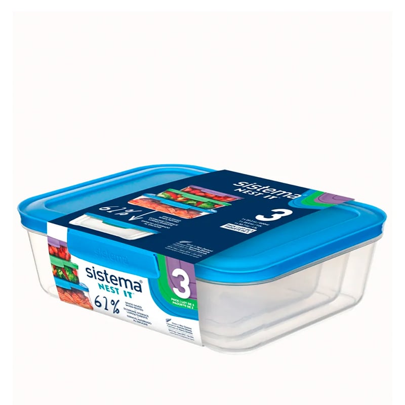 Sistema Nest It Opbevaringsbokse 3 stk.