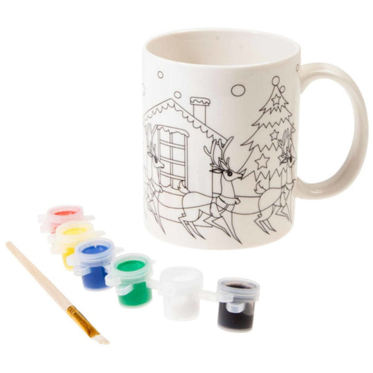 Mal selv keramik julekrus m. 6 farver