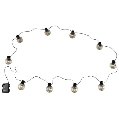 Lyskæde med 10 LED – Varm Hvid (2,7 m)