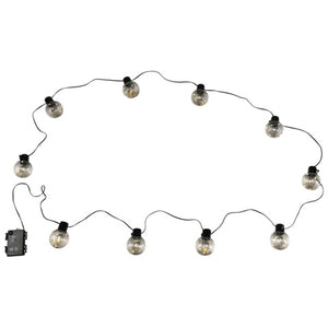 Lyskæde med 10 LED – Varm Hvid (2,7 m)