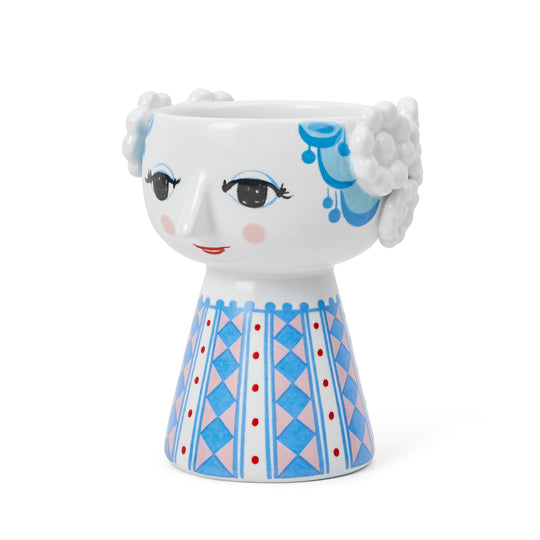 Bjørn Wiindblad Eva Lysestage H9,5cm - Blå