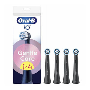 Oral-B iO Gentle Care Børstehoveder – Sort 4 stk.