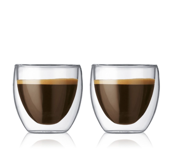 Bodum Pavina dobbeltvægget glas - 2 stk / 0,08 liter