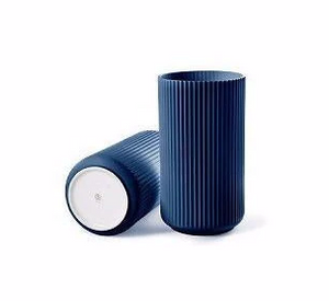 Lyngby Porcelæn Vase Midnight Blue H25