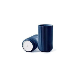 Lyngby Porcelæn Vase Midnight Blue H12,5