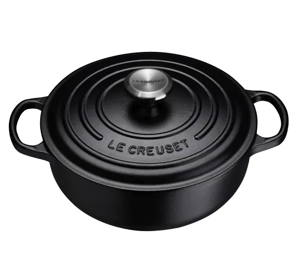 Le Creuset Sautese lav gryde - Mat sort 24cm