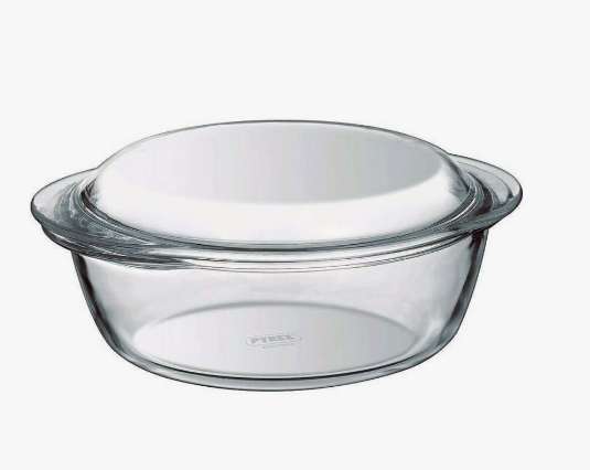 Gryde med låg - Glas 2,1L