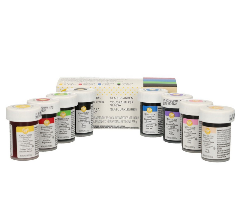 Wilton Pastafarvesæt 8 stk.