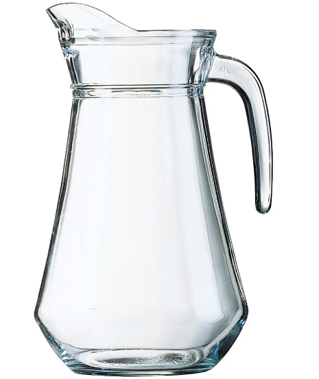 Glaskande med hank 1 L