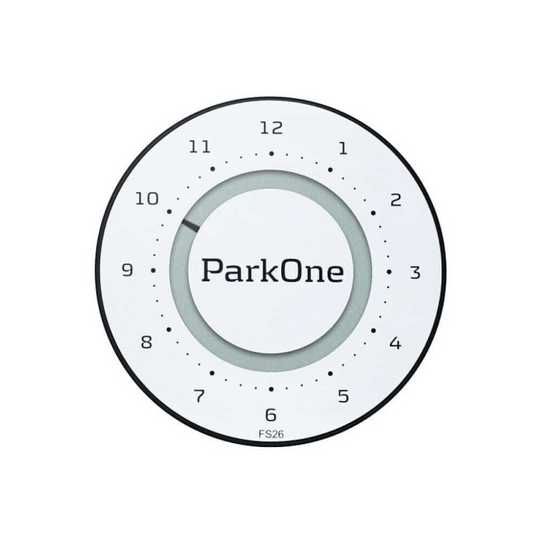 ParkOne 2 Parkeringsur Alpin hvid