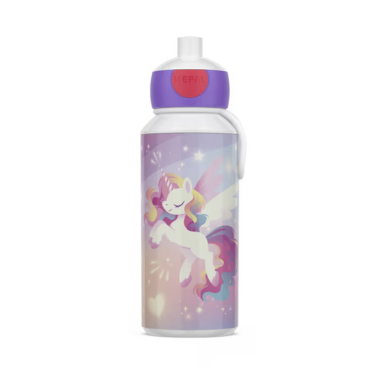 Drikkeflaske Pop-up Unicorn Glow 400 ml