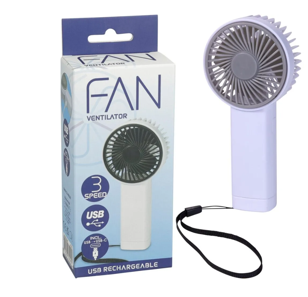 Håndholdt Genopladelig Ventilator