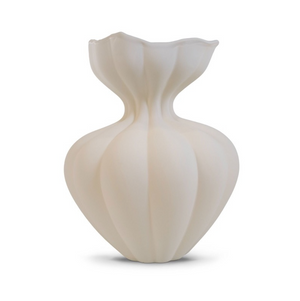 Siena vase i mat glas – beige - 32 cm
