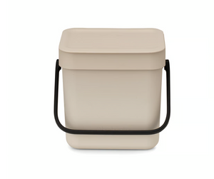 AffaBrabantia Sort & Go affaldsspand m. soft beige, 3 liter