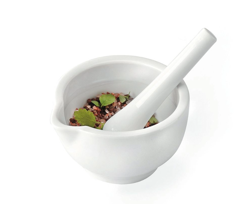 Morter Hvid Porcelæn Ø7,7 cm