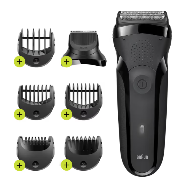 Braun Barbermaskine Series 3 300BT Sort