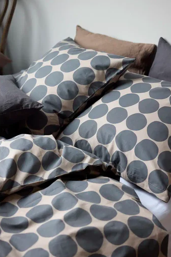 Södahl Sengetøj 140x200 Bubbles Taupe