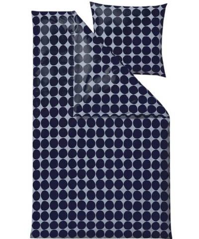 Södahl Sengetøj 140x200 Bubbles Linen Blue