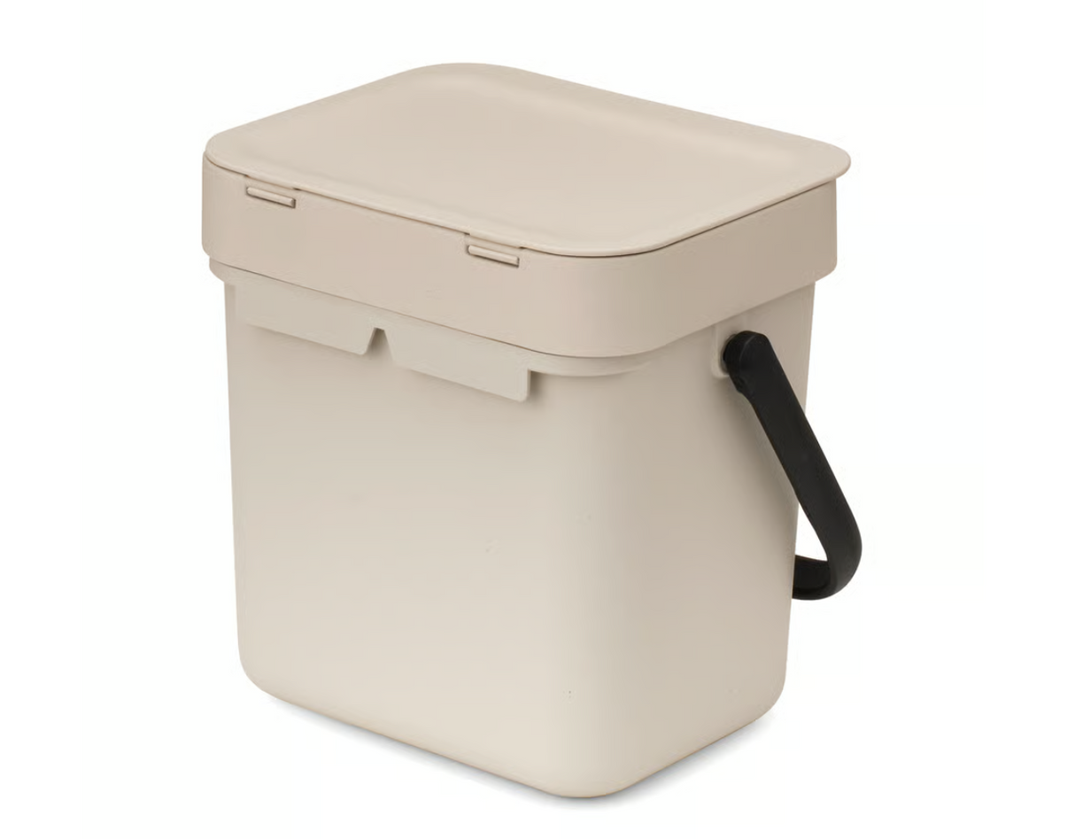 AffaBrabantia Sort & Go affaldsspand m. soft beige, 3 liter