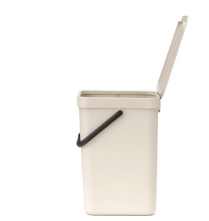 Brabantia Sort & Go affaldsspand Soft Beige, 12 liter