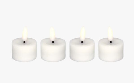 LED Fyrfadslys 4stk.