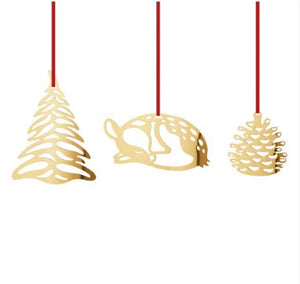 Georg Jensen CC store ornamenter 3stk