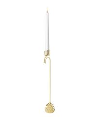 Georg Jensen Lysholder 2023 - grankogle - forgyldt
