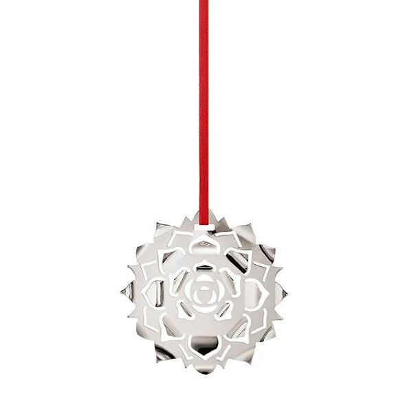 Georg Jensen Juleornament 2020 Rosette, Palladium