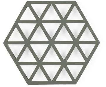 Zone Denmark Triangles bordskåner, oliven grøn