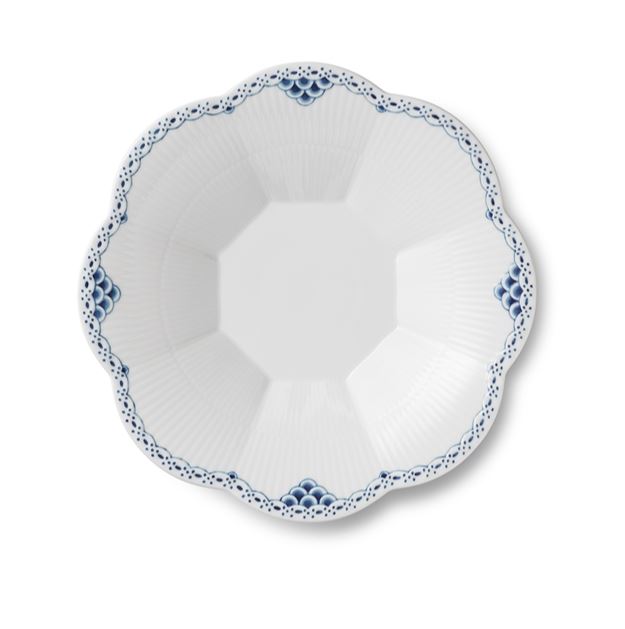 Prinsesse kantet skål 25,5 cm