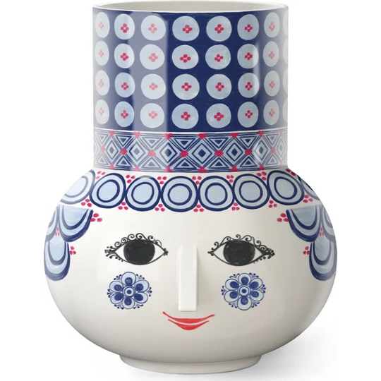 Olga Vase H20 cm Blå