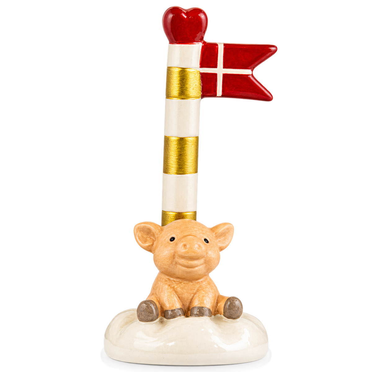 Flag med gris 14 cm