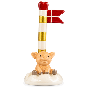 Flag med gris 14 cm