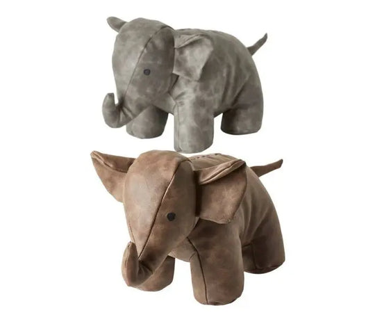 Da'Core Elefant Dørstopper 25 cm Grå/Brun