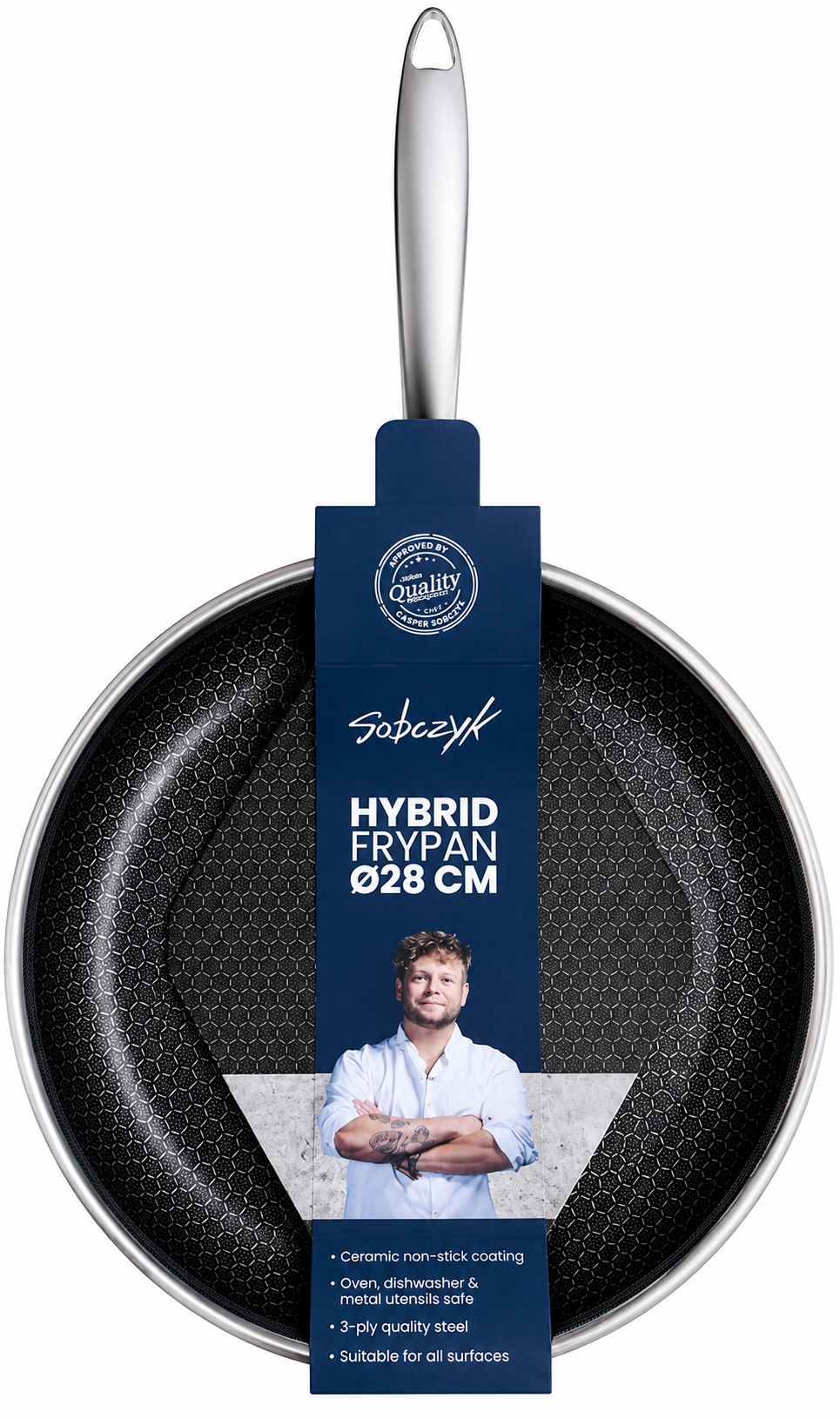 Sobczyk Hybrid stegepande 28cm