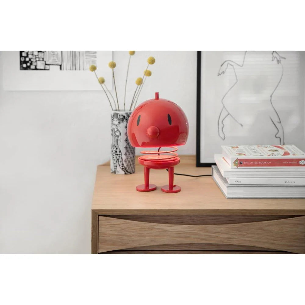 Hoptimist Lampe i Rød