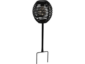 Sorlar lampe Sort med Metal Spyd